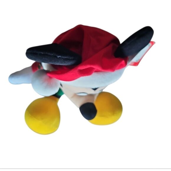 NWT Vintage Disney Holiday Mickey Mouse Plush 18" Santa Hat Christmas Toy Gift - Picture 6 of 9